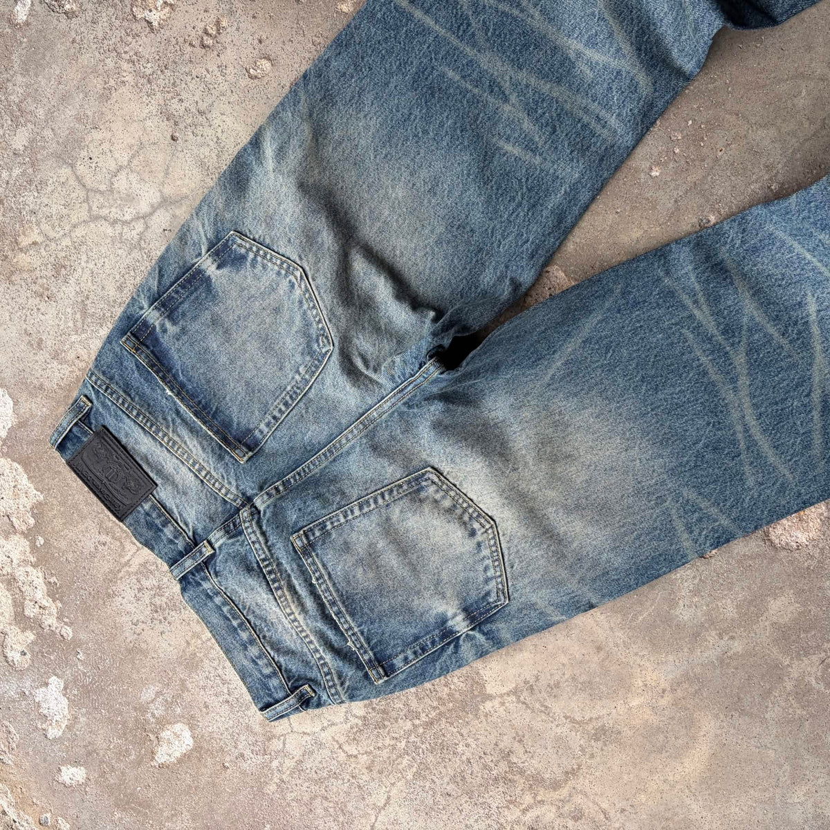 Rust Bootcut Denim