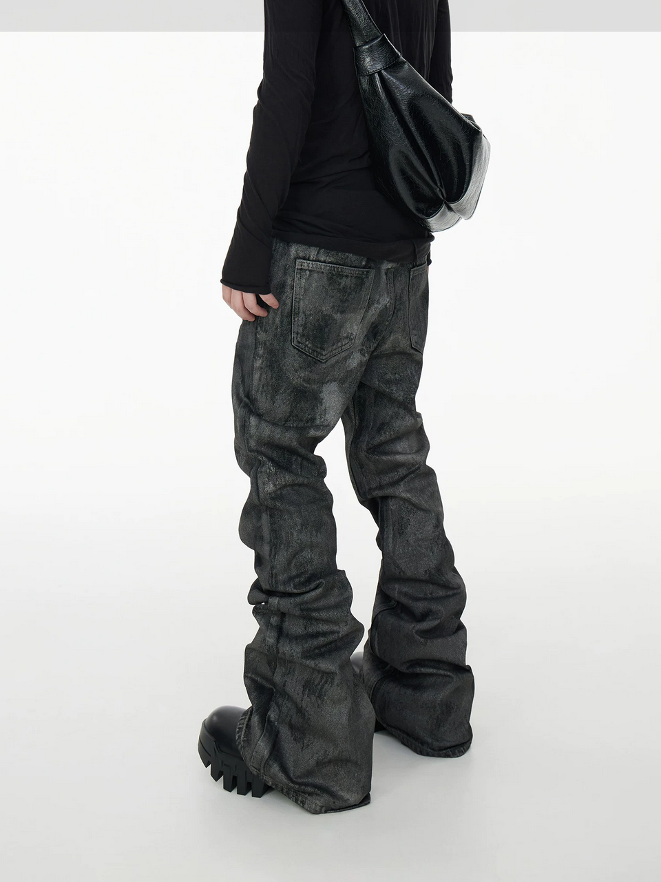 Brushed Flared/Bootcut Denim