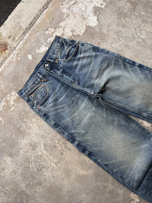 Rust Bootcut Denim