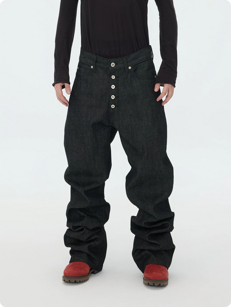 Raw Japanese Bootcut Denim